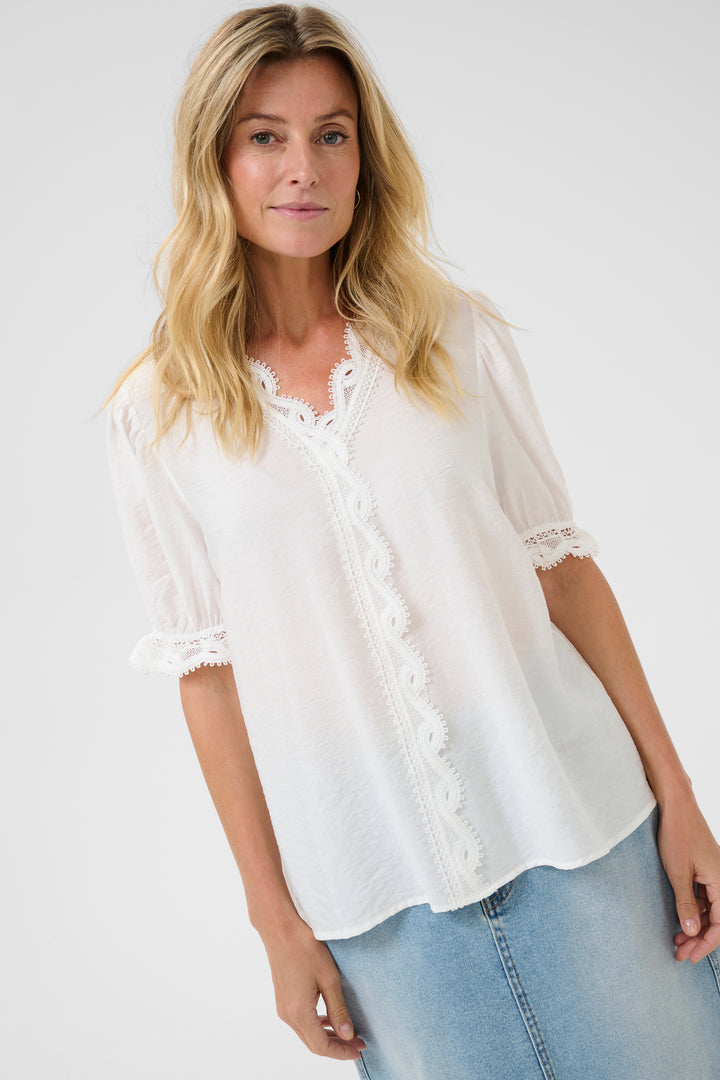 CREAM CRFrammy Blouse Snow White