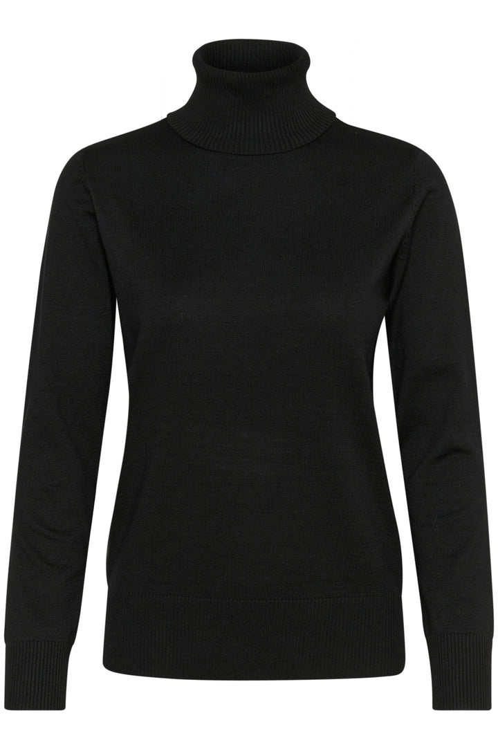 SAINT TROPEZ MilaSZ Rollneck Pullover Black