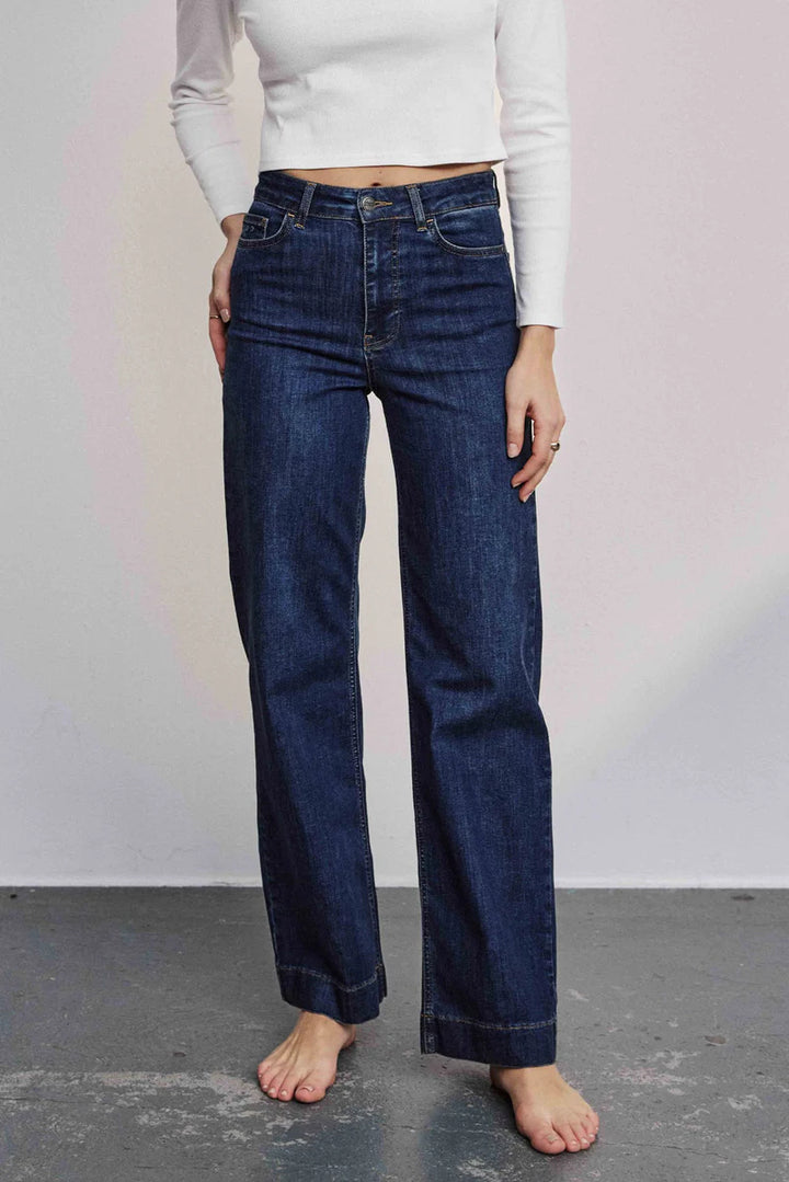 NÜMPH Nuparis Jeans Long Dark Blue