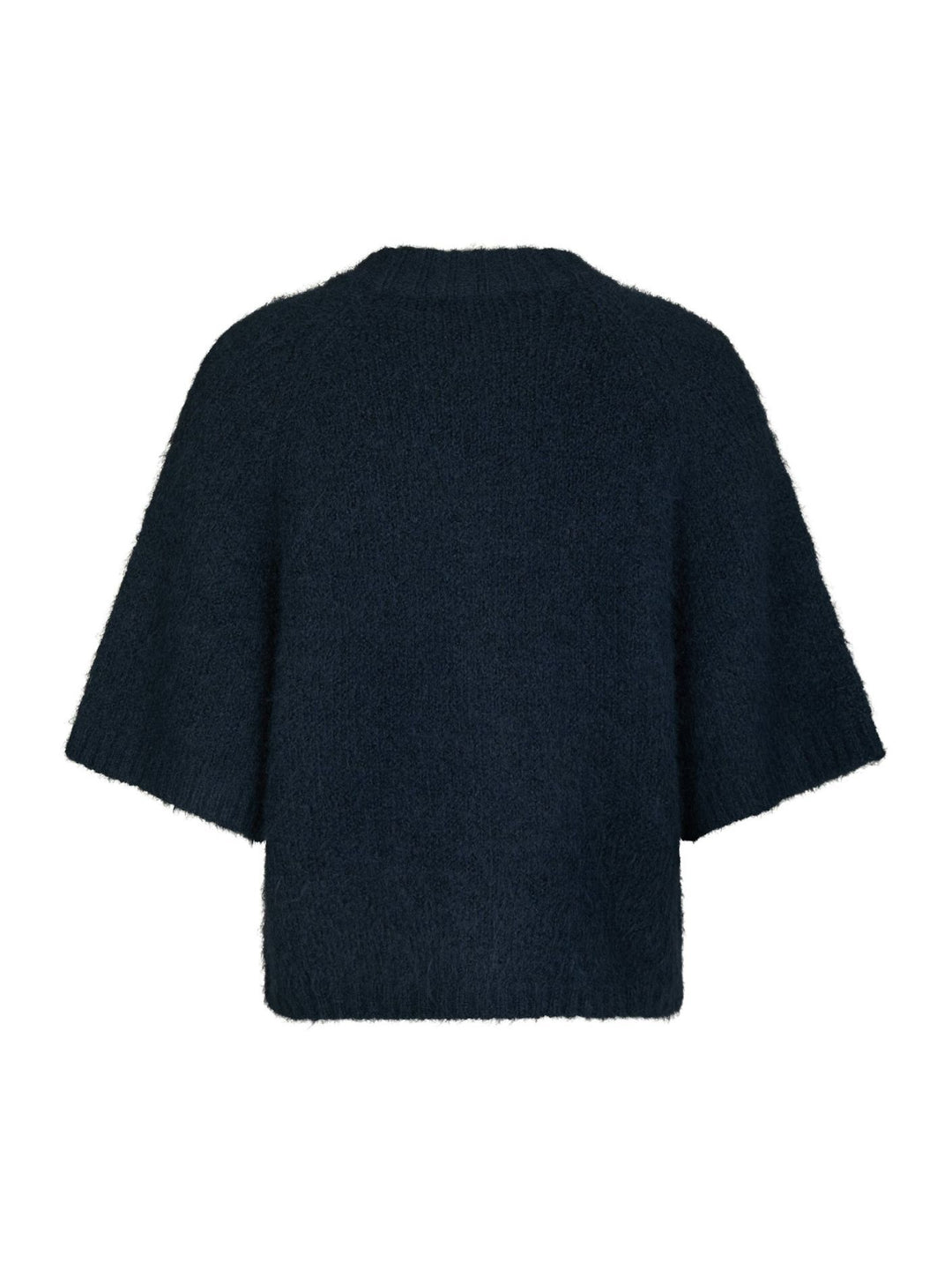 NEO NOIR Benuta Fluffy Knit Cardigan Navy