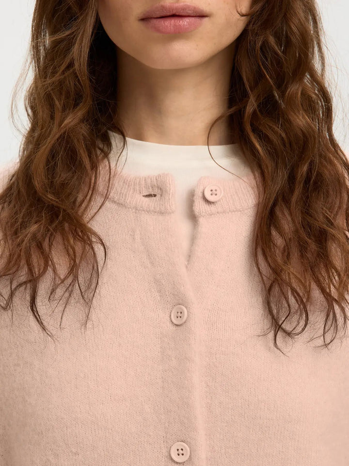 SELECTED Lulu New LS Knit Cardigan Noos Dogwood/Melange