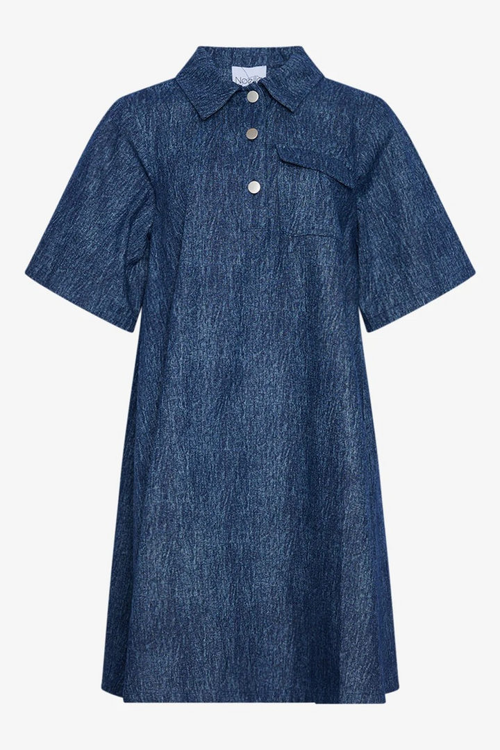 NOELLA Jozie Dress Blue Snow Wash