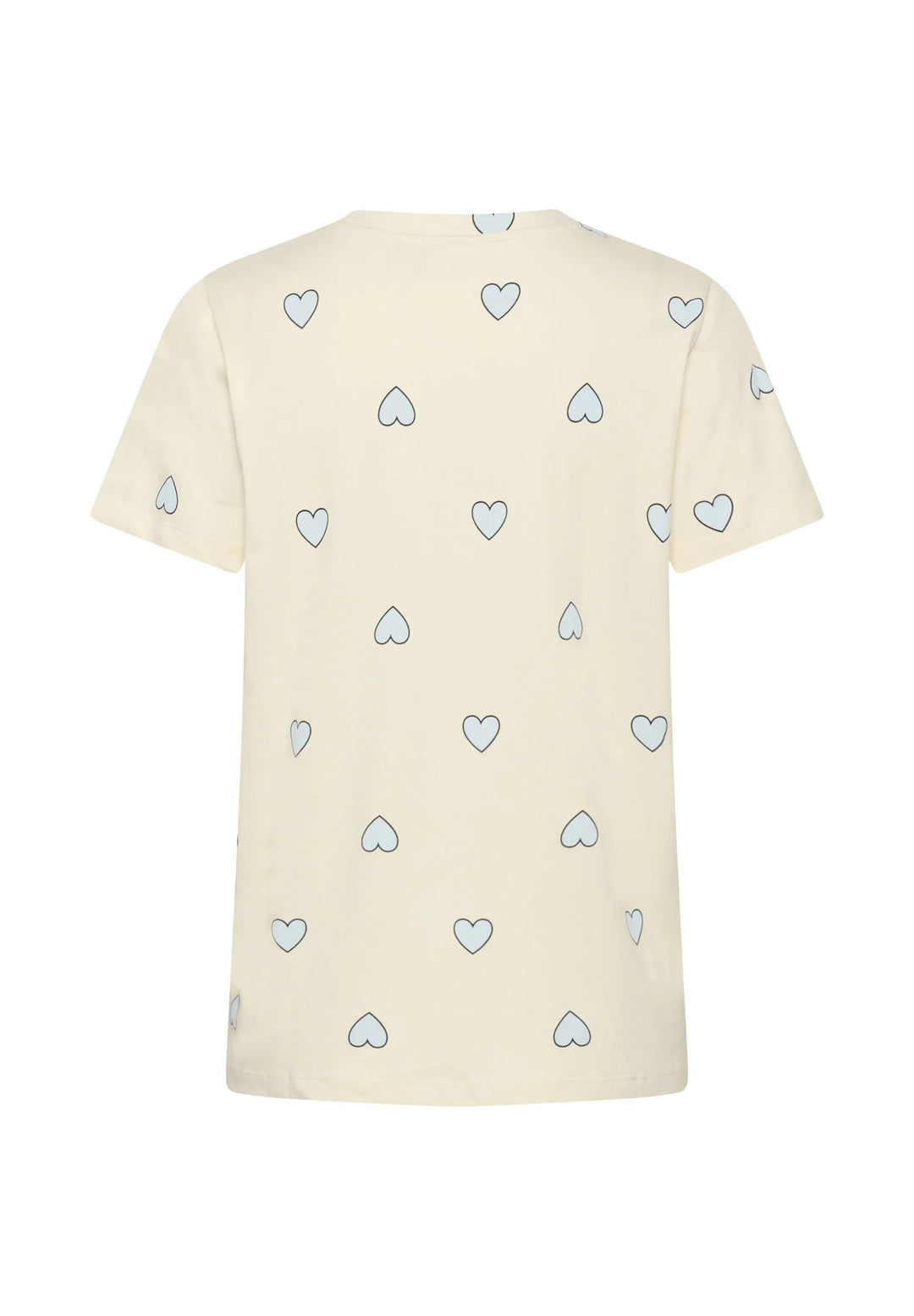 SAINT TROPEZ PixilinaSZ T-Shirt Offwhite Skyway Big Heart
