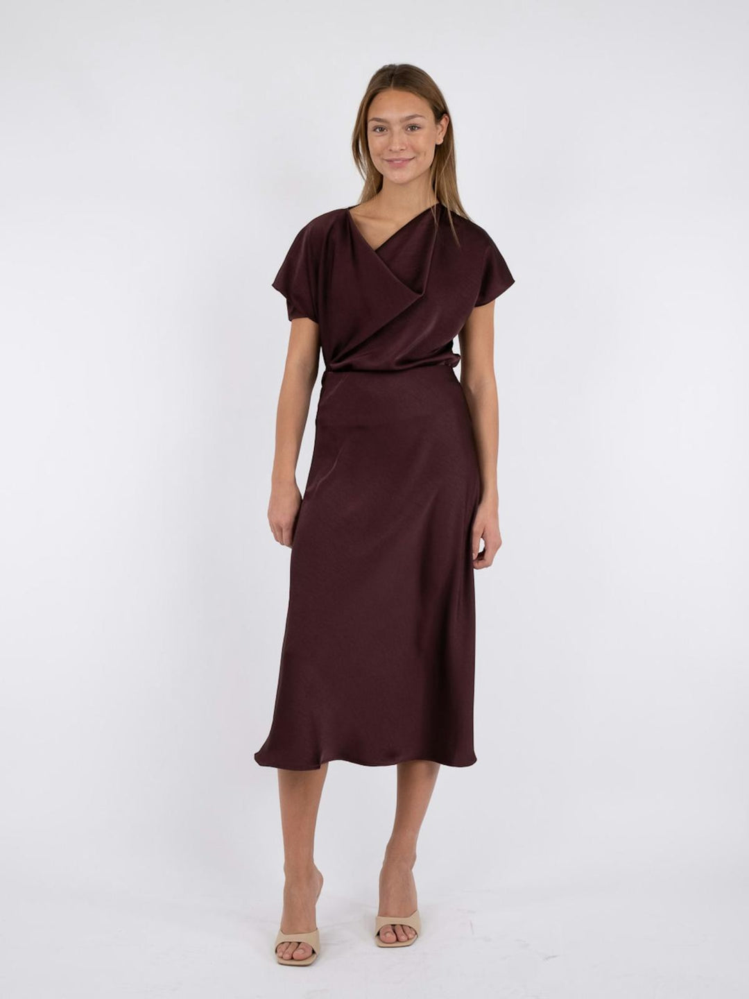 NEO NOIR Bovary Skirt Burgundy