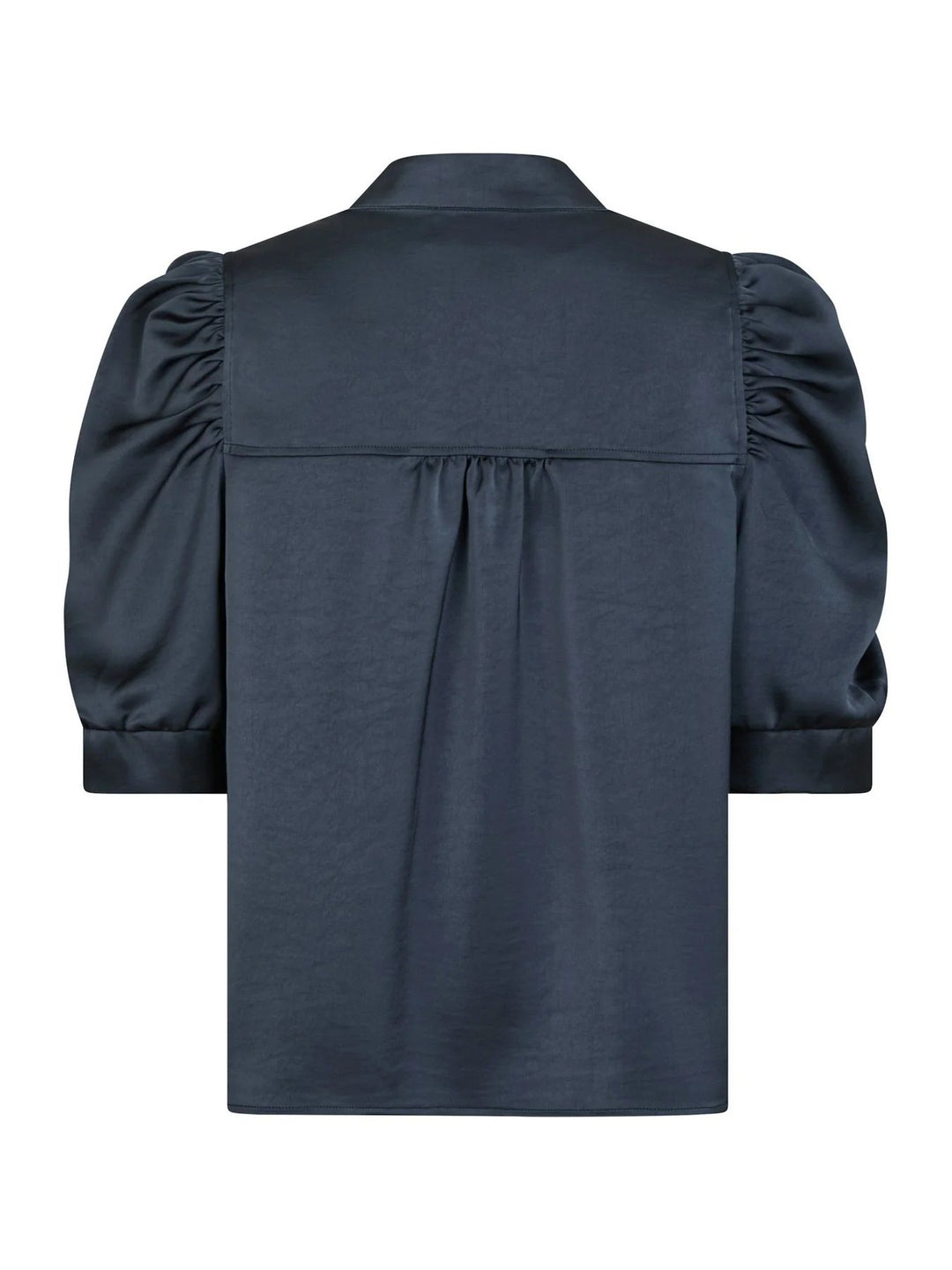 NEO NOIR Roella Heavy Sateen Blouse Midnight Blue