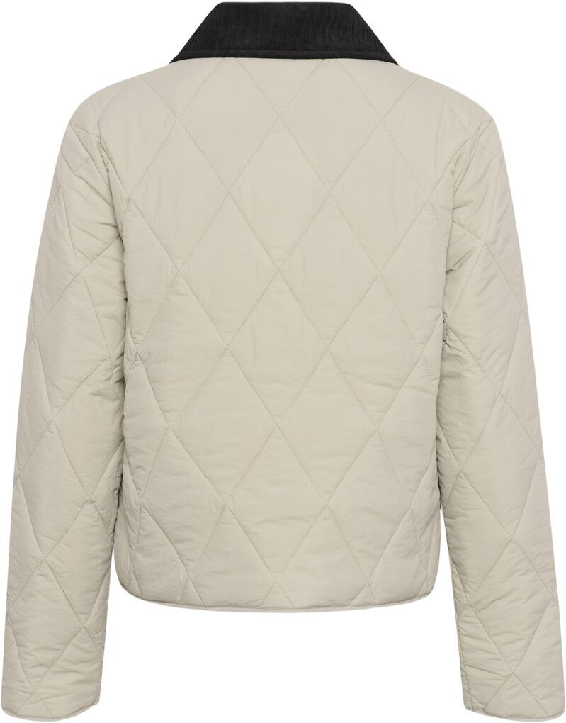 KAFFE KAanneli Quilted Jacket Feather Gray