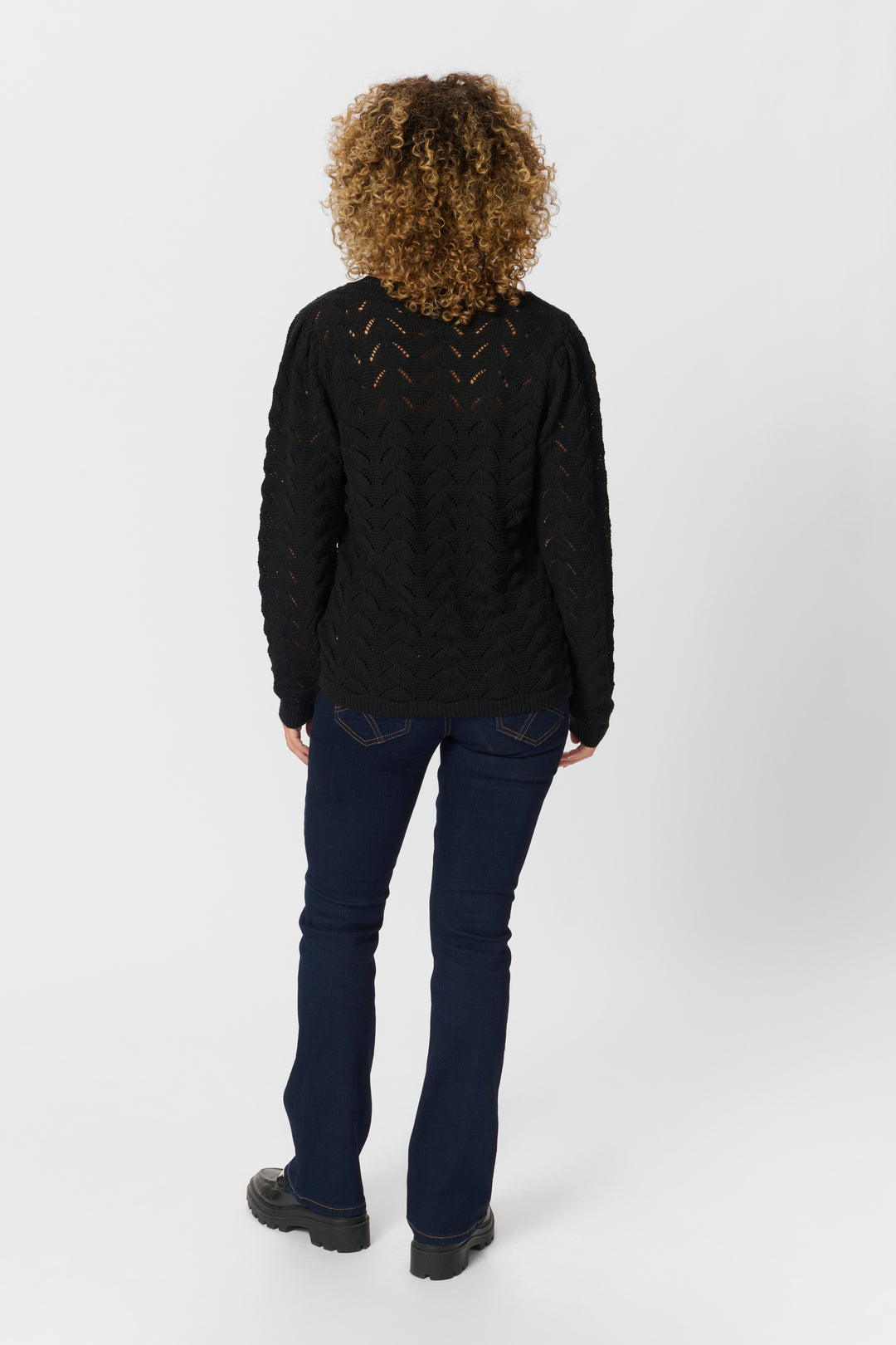 CREAM CRHami Knit Pullover Pitch Black