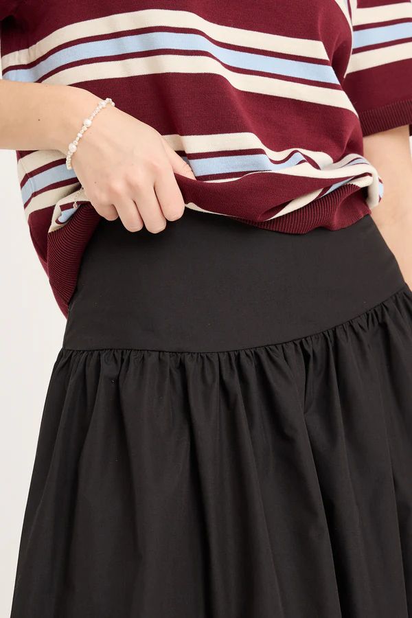 A-VIEW Fia Long Baloon Skirt Black