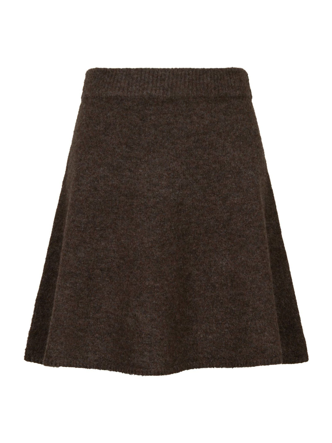 NEO NOIR Gisa Knit Skirt Dark Brown