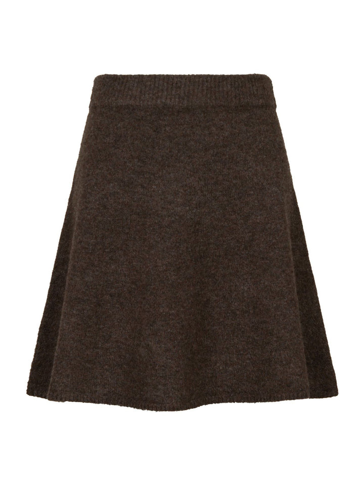 NEO NOIR Gisa Knit Skirt Dark Brown