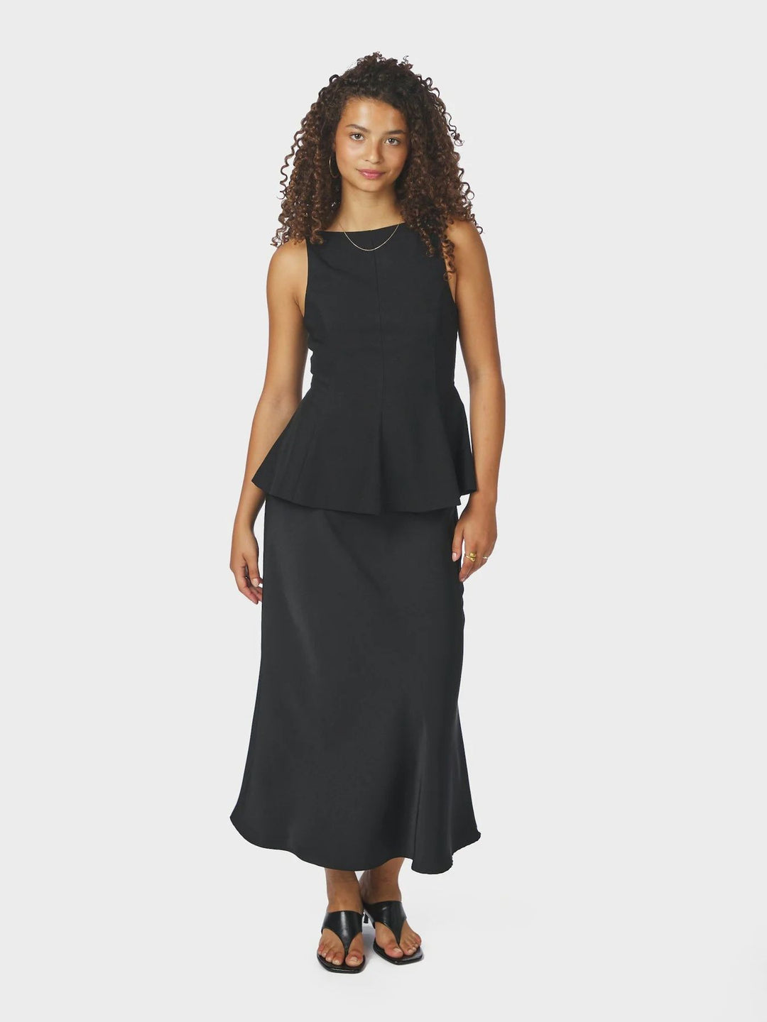 NEO NOIR Agape Structure Tie Top