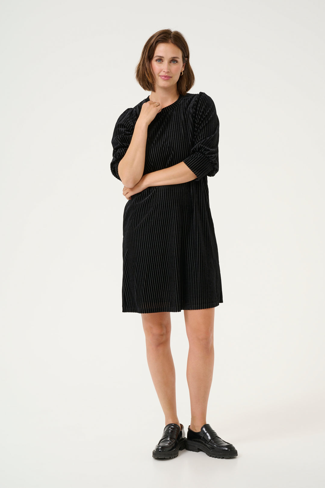 KAFFE KAcaca Short Dress Black Deep CC.