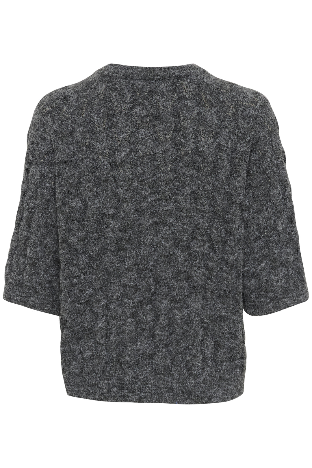 KAFFE KAmalene Knit Pullover Dark Grey Melange