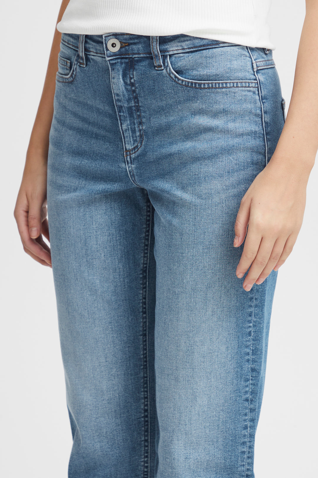 ICHI IHtwiggy Jeans - Raven Fit Light Blue