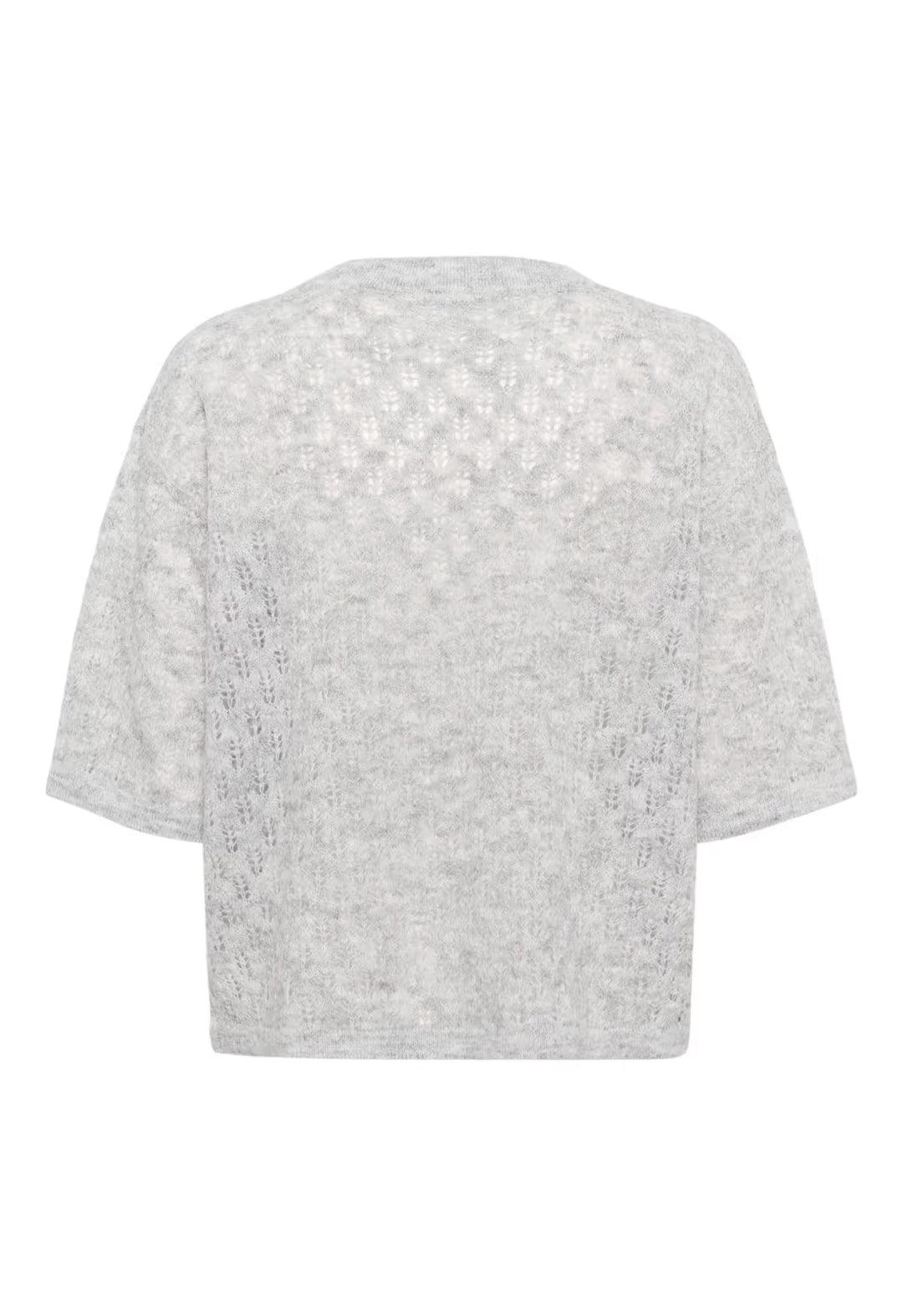 KAFFE KAlourine V-Neck Pullover Light Grey Melange