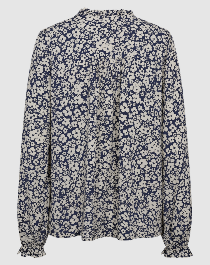 FREEQUENT FQAdney-Shirt Navy Blazer w. Moonbeam