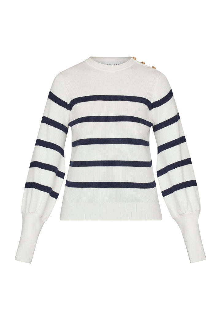 SISTERS POINT Hani-Stripe1 Cream/Midnight