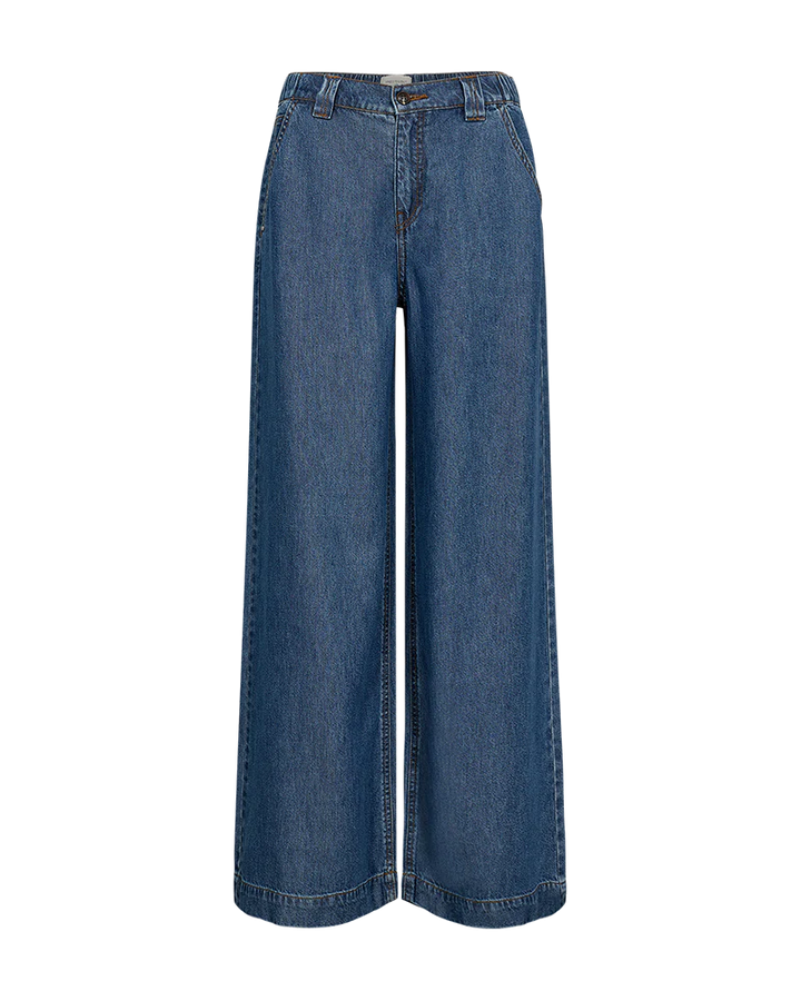 FREEQUENT FQmilo-Pants Medium Blue Denim