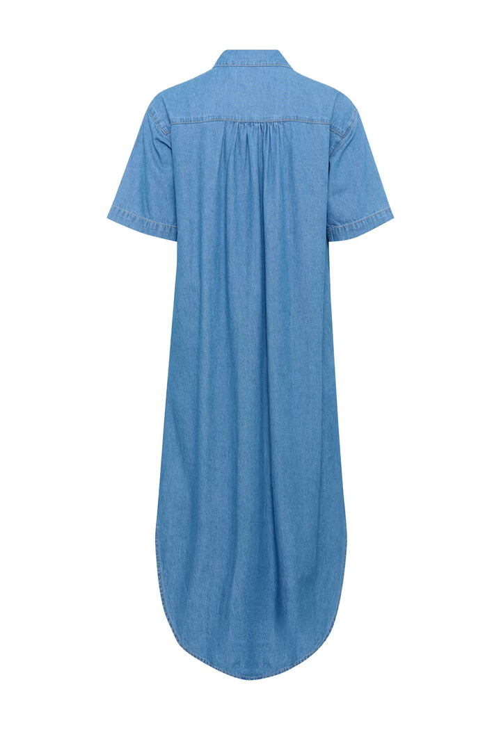 KAFFE KAluise Dress Medium Blue Chambray