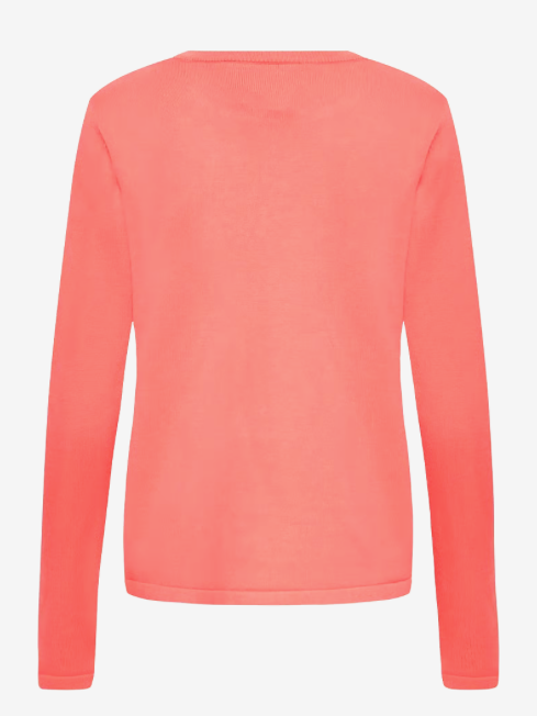 ICHI IHLULS O-NECK LS TEABERRY