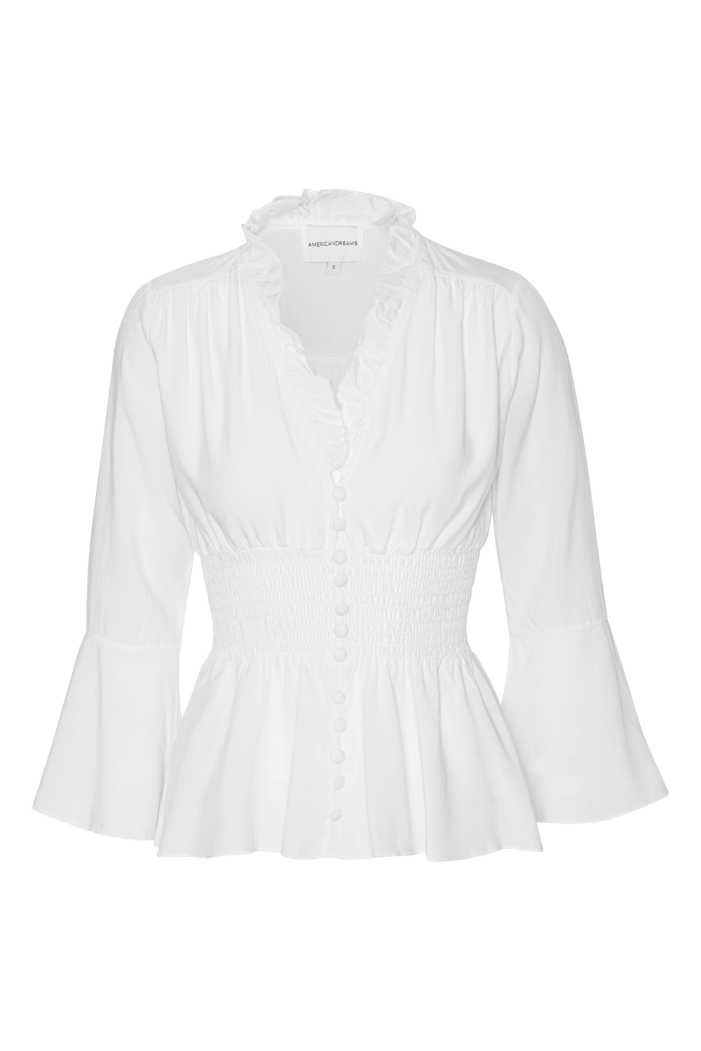 AMERICANDREAMS Sally Top Solid White