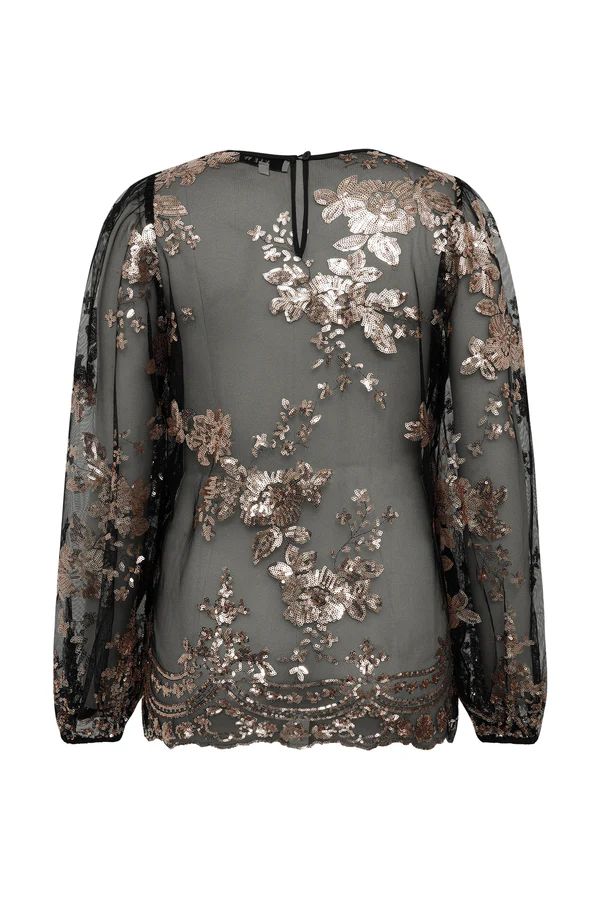 A-VIEW Estelle Blouse Rose Gold