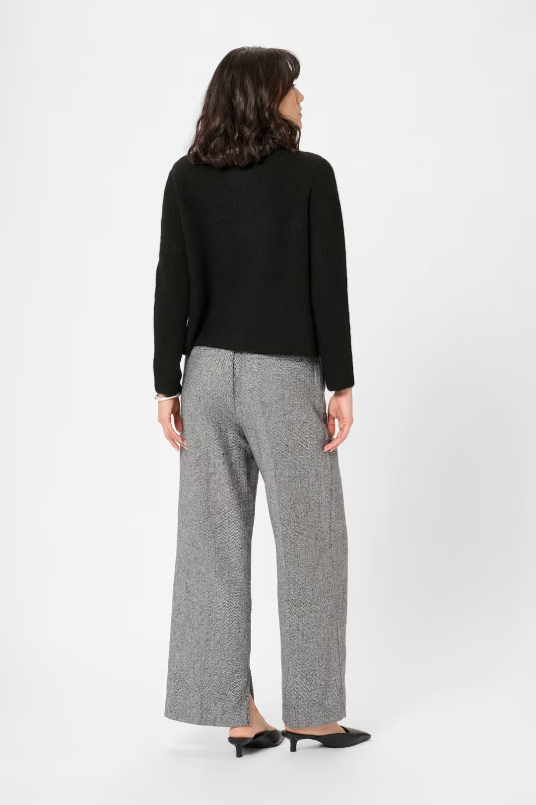 KAFFE KAmay Knit Cardigan Black Deep