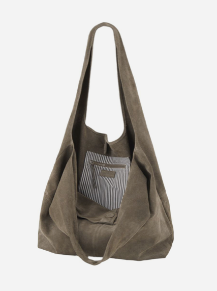 BECKSÖNDERGAARD Suede Dalliea Bag Adobe