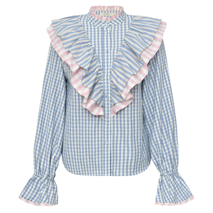 GOSSIA JoelleGO Shirt Blue/Pink Mix